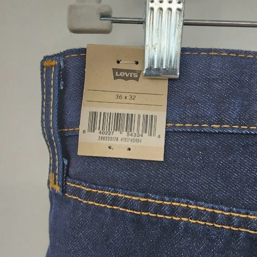 New NWT Levi's‎ 512 Slim Taper Eco Ease Size 36 X 32 Dark Wash